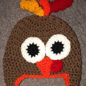 Crochet Turkey hat!  Made to order.